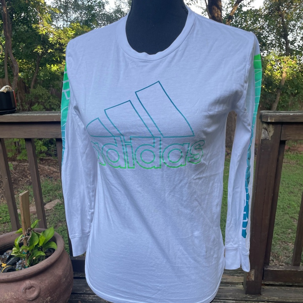 Adidas Youth Long Sleeve T-Shirt size 10/12